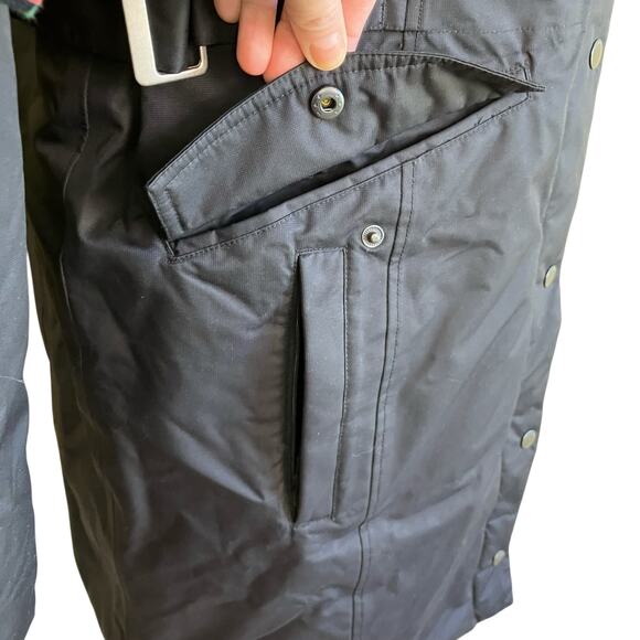 Eddie Bauer Womens Sz L Superior III Stadium Parka Down Filled Waterproof Black - Picture 11 of 16